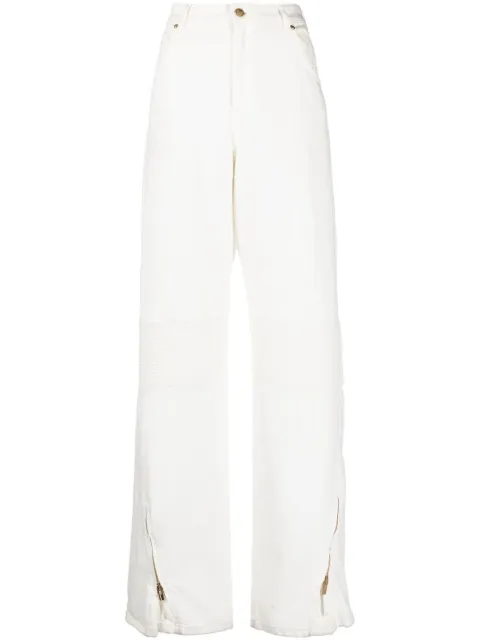 Blumarine high-rise wide-leg jeans