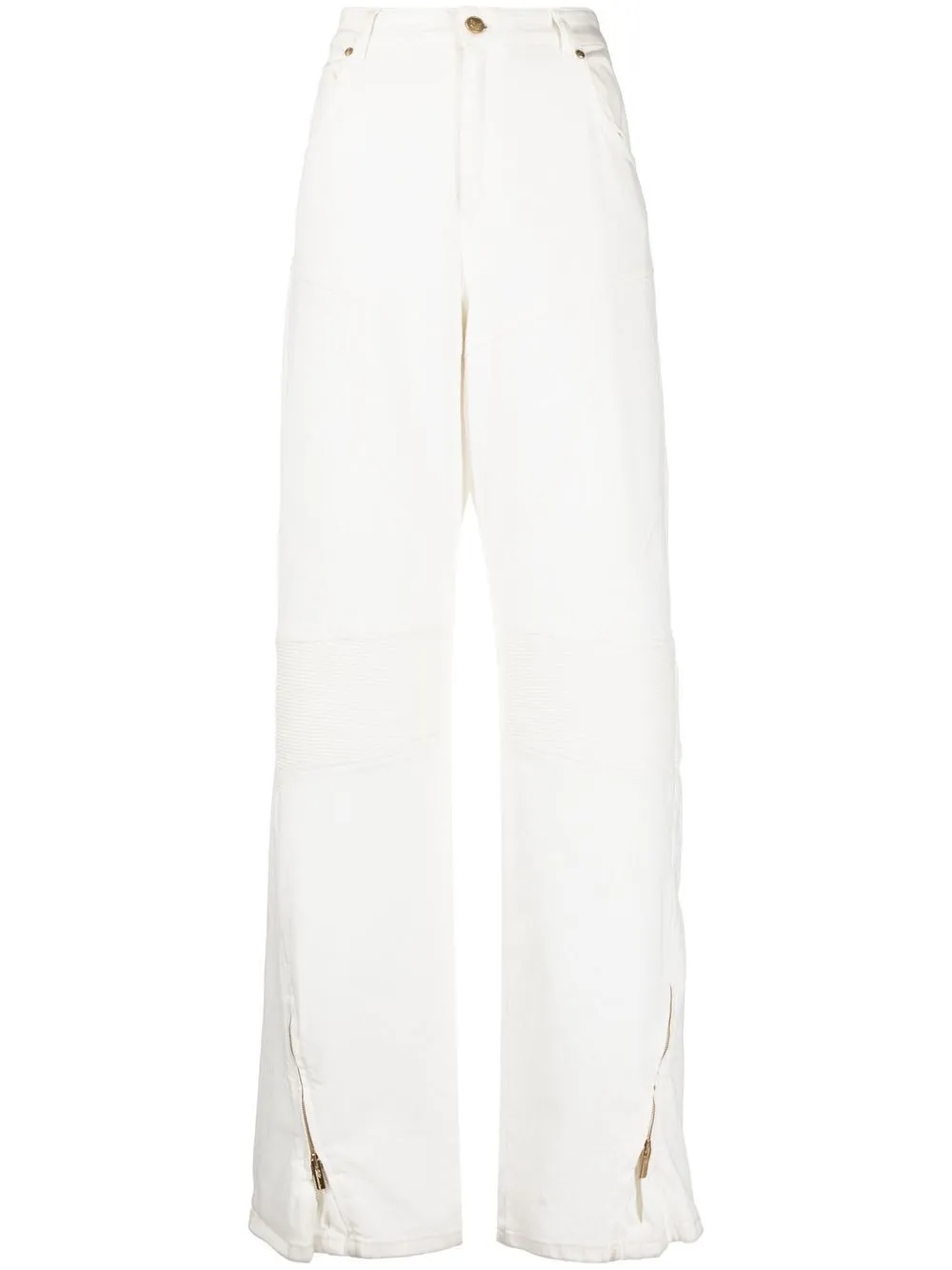 BLUMARINE HIGH-RISE WIDE-LEG JEANS