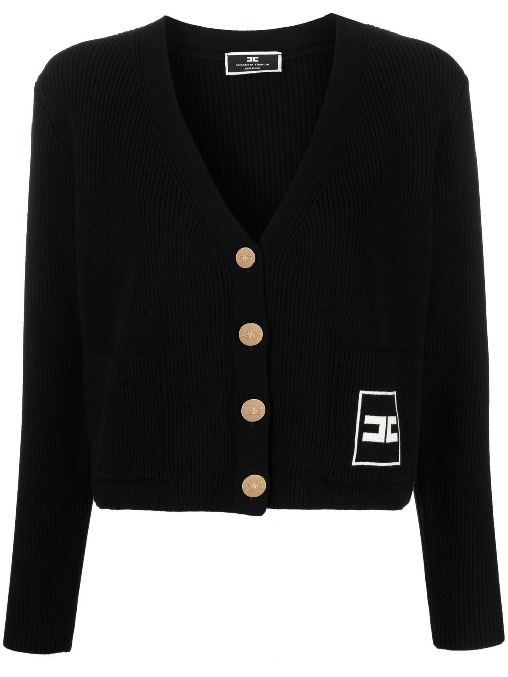 Elisabetta Franchi ribbed-knit Cardigan - Farfetch