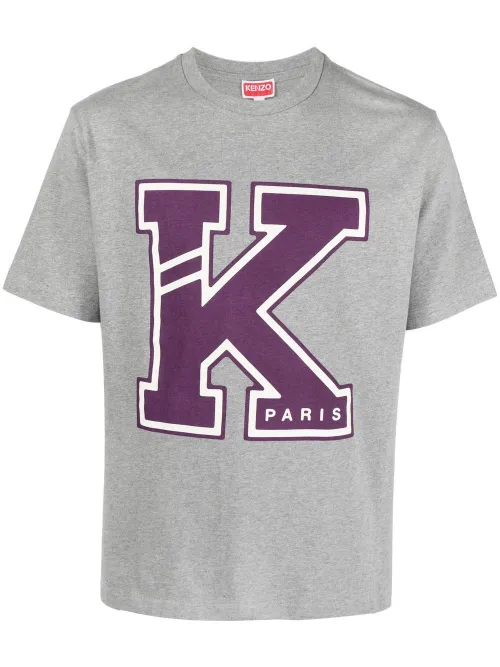 T-shirt en coton à logo imprimé - Kenzo - Modalova