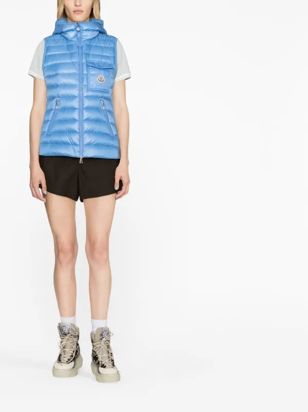 モンクレール　GLYGOS ベスト Moncler Glygos ダウンベスト | ブルー | FARFETCH JP