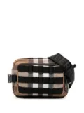 Burberry check-pattern crossbody bag - Brown