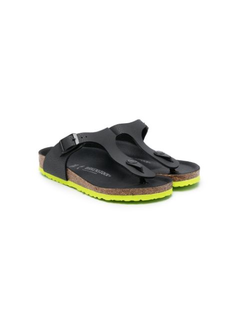 Birkenstock Kids - side buckle-fastening thong sandals