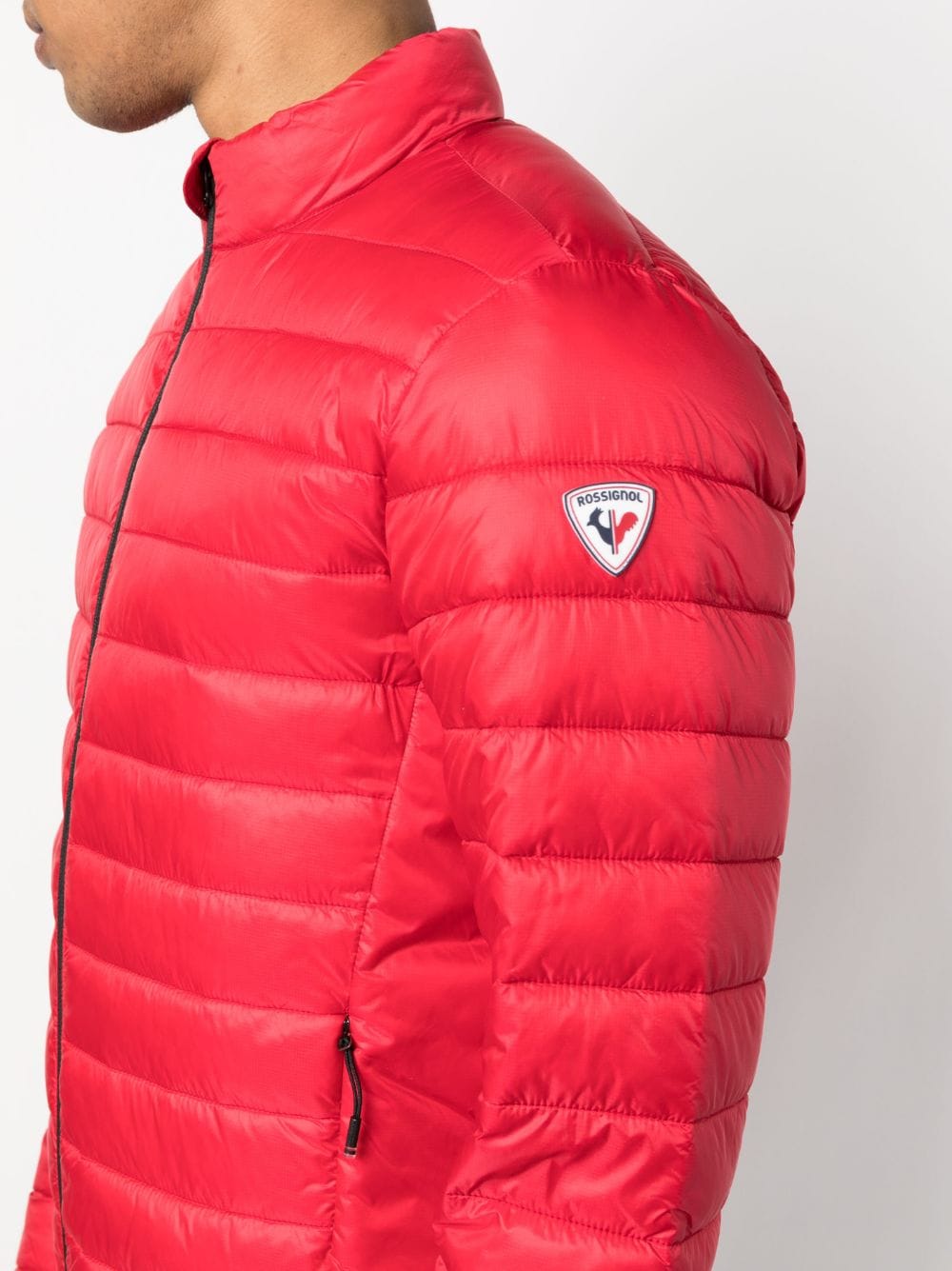 Shop Rossignol Rossi Logo-patch Puffer Jacket In Rot