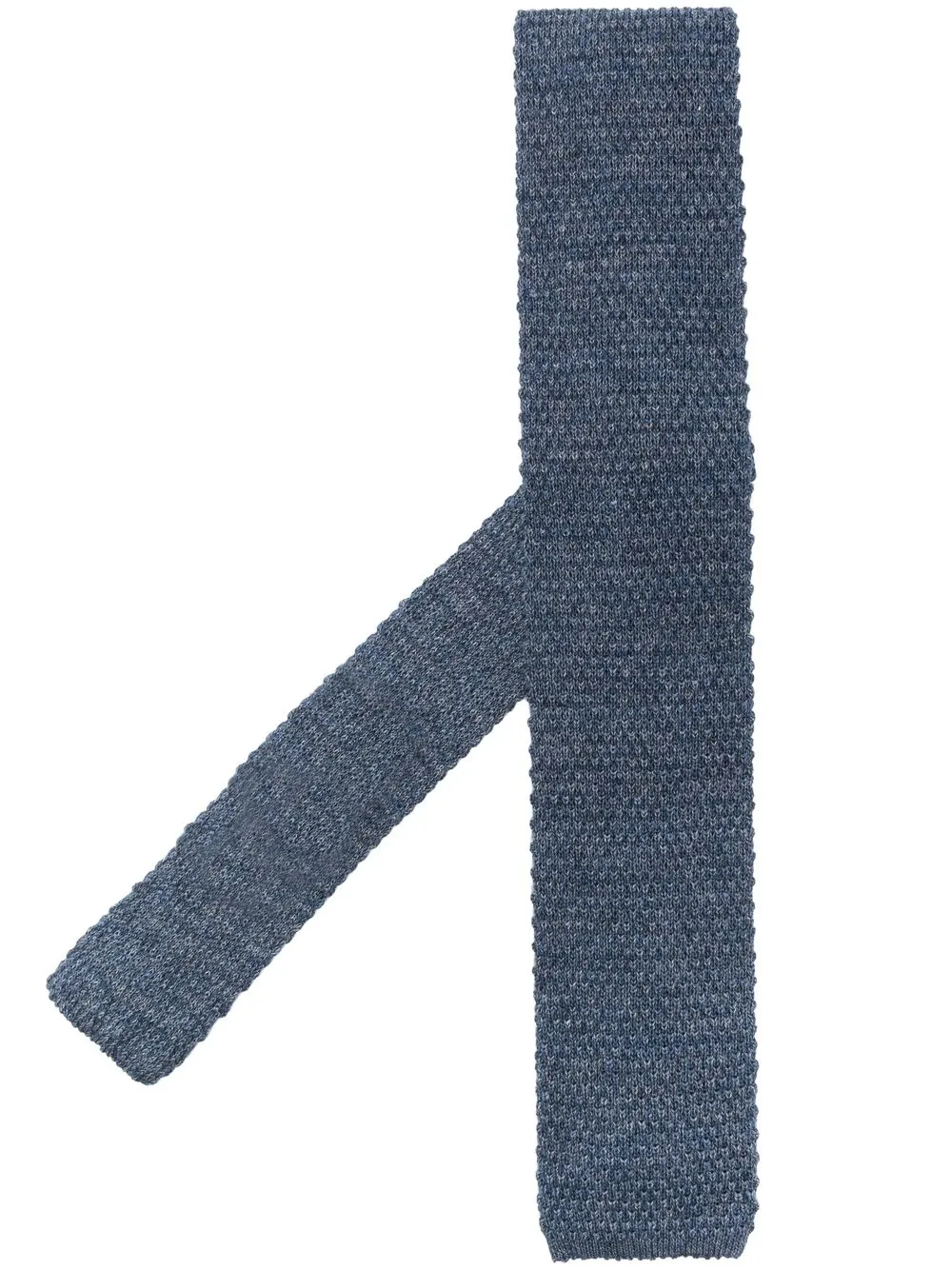 

Brunello Cucinelli knitted cotton-linen tie - Blue