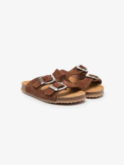 Two Con Me By Pépé suede slip-on sandals