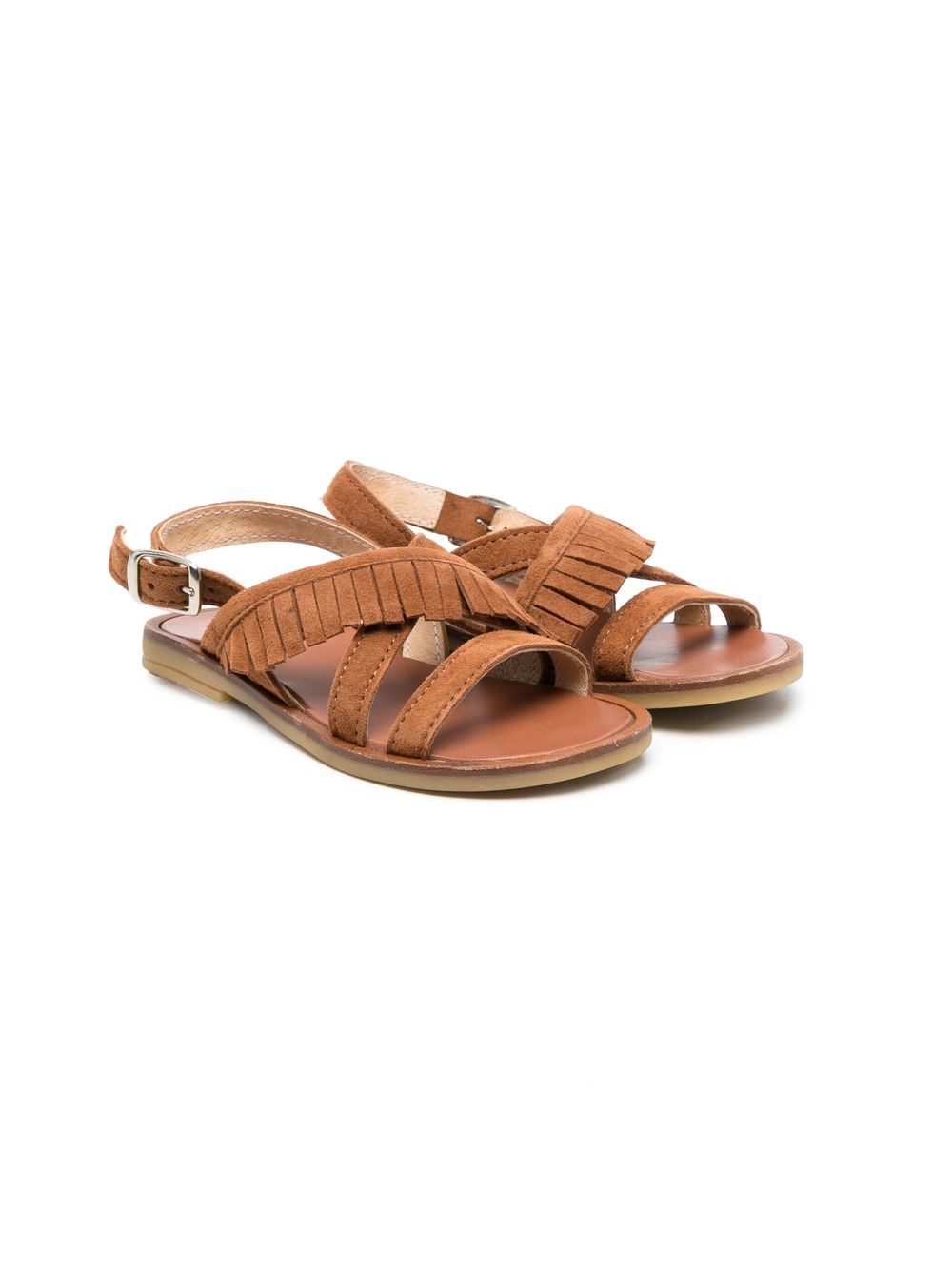 Two Con Me By Pépé suede open-toe sandals - Brown