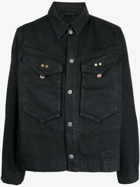 OBJECTS IV LIFE button-up cotton jacket
