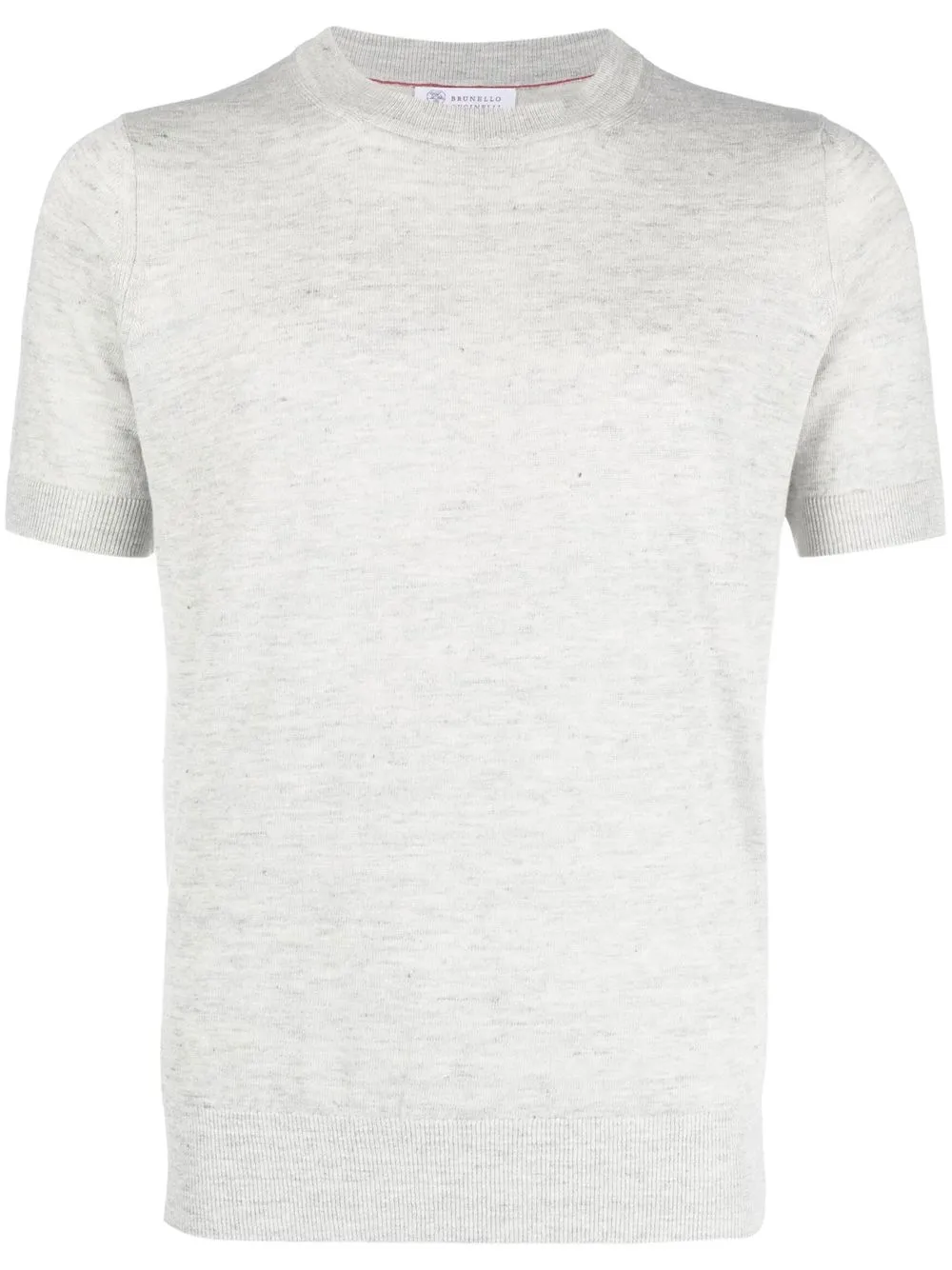 BRUNELLO CUCINELLI COTTON-LINEN CREWNECK T-SHIRT