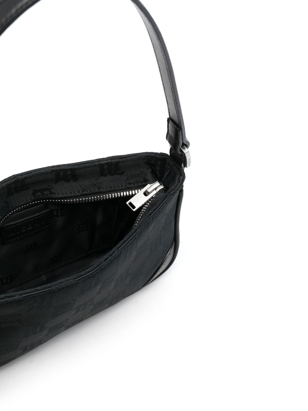 Shop Misbhv Monogram 90's Shoulder Bag In Black