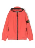 Stone Island Junior hooded lightweight jacket - Orange
