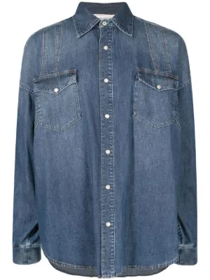 Valentino Garavani ヴァレンティノ ロックスタッズ デニムシャツ