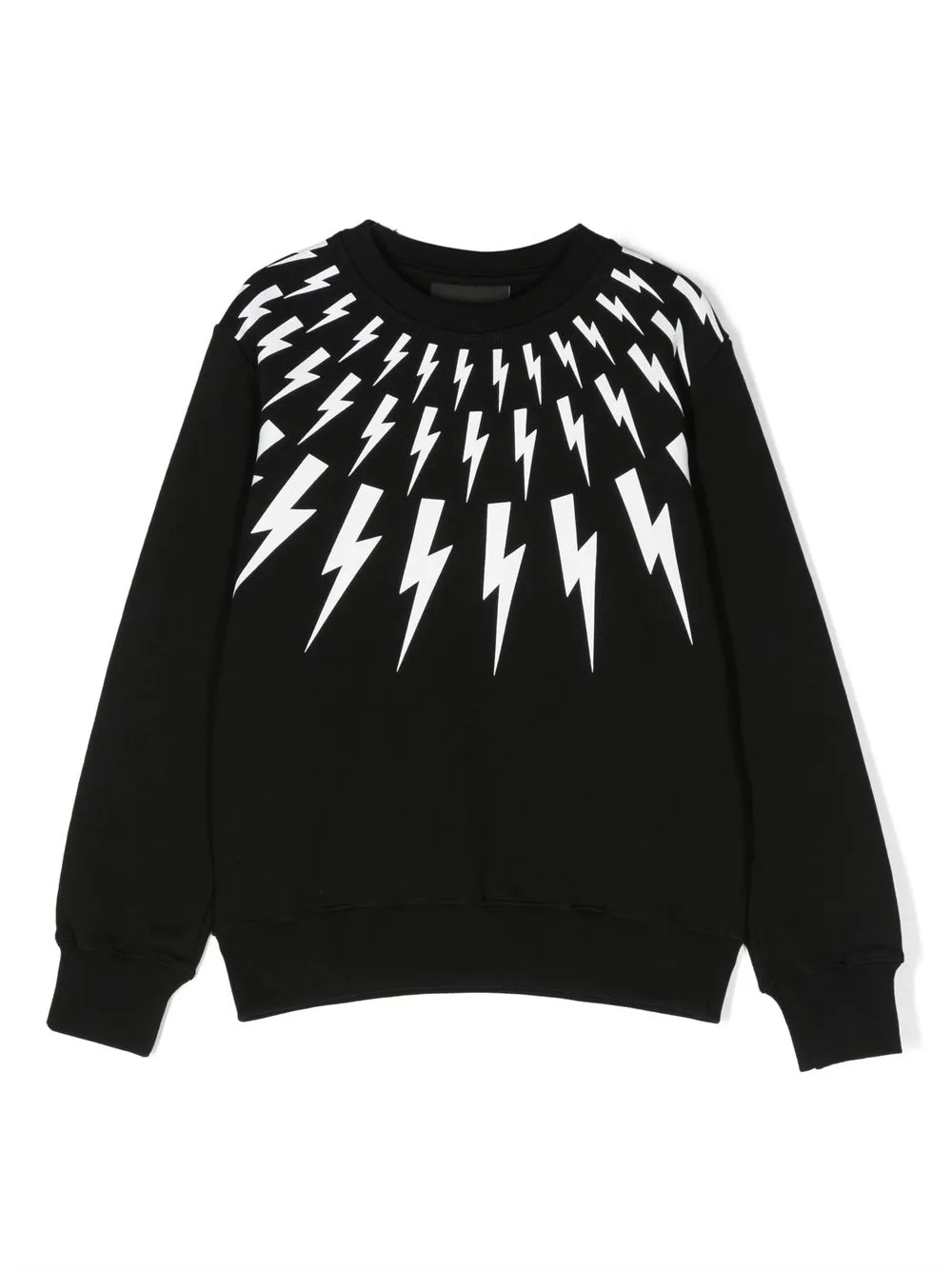 

Neil Barrett Kids Thunderbolt print sweatshirt - Black