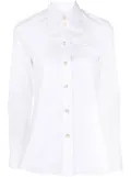 Lanvin point-collar cotton shirt - White