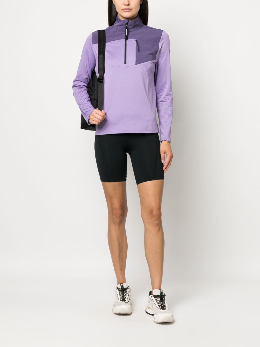 Shop Rossignol Panelled Zip-up Track Jacket In Purple