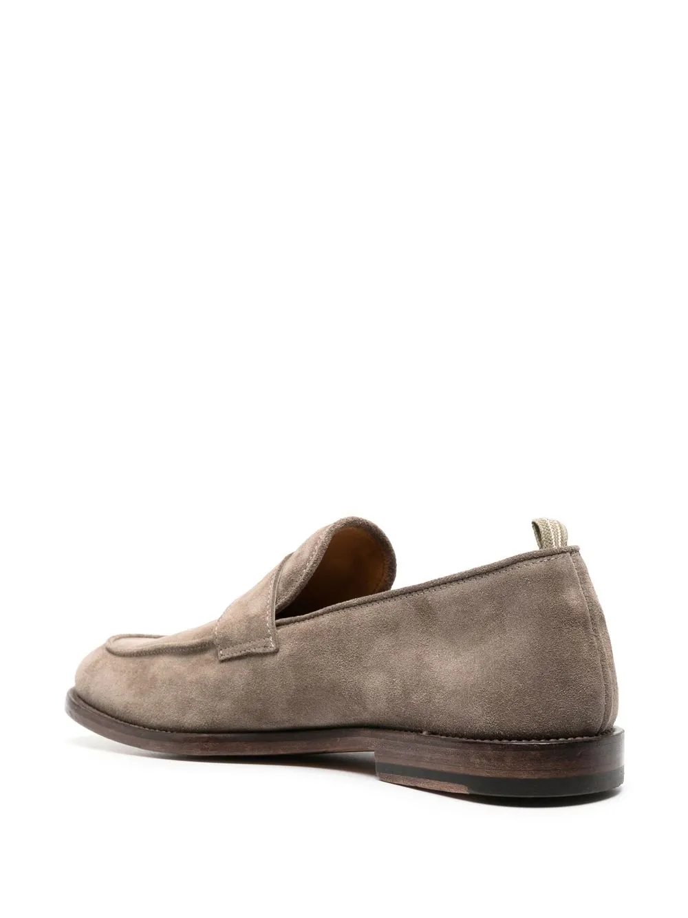  Officine Creative Suede Slip-on Loafers - Brown 