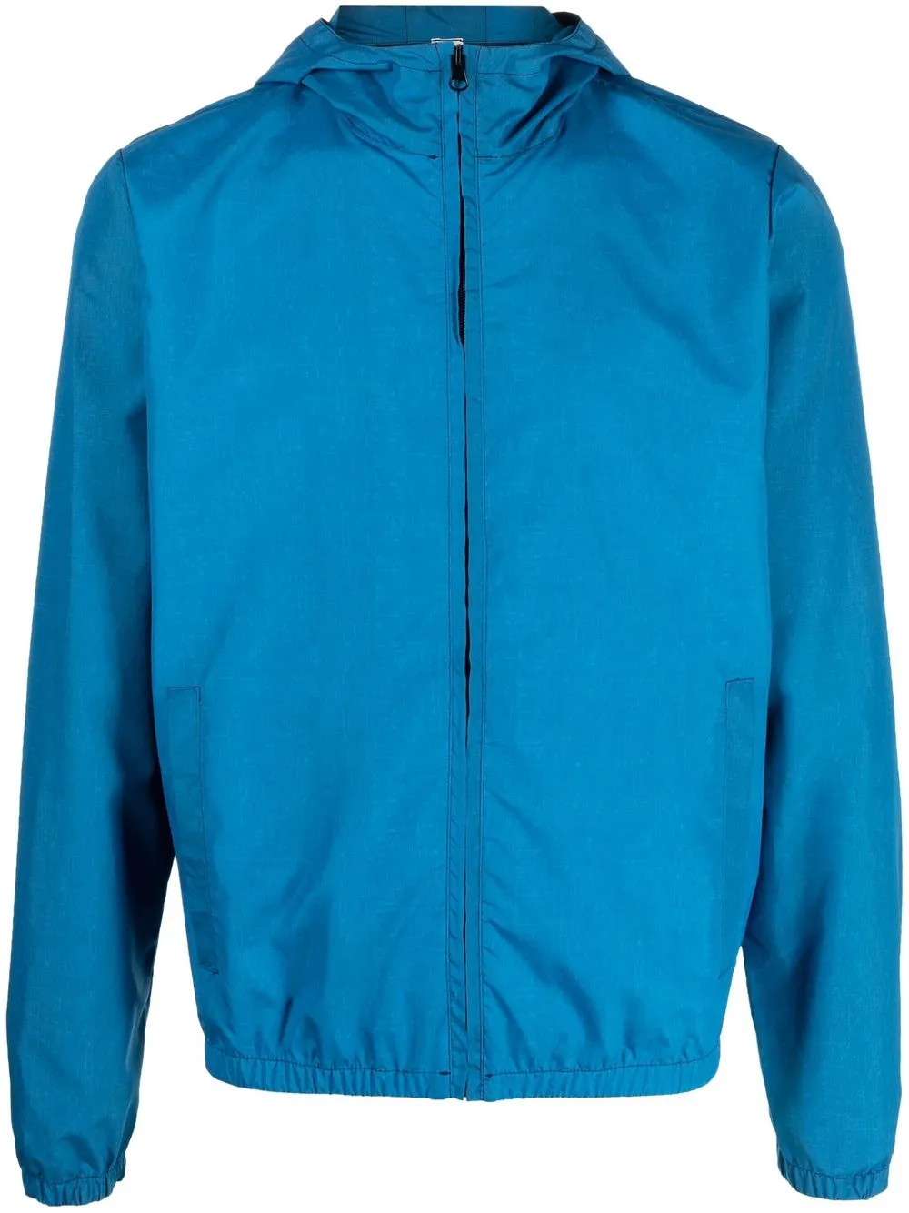 

Drumohr zip-up hooded jacket - Blue