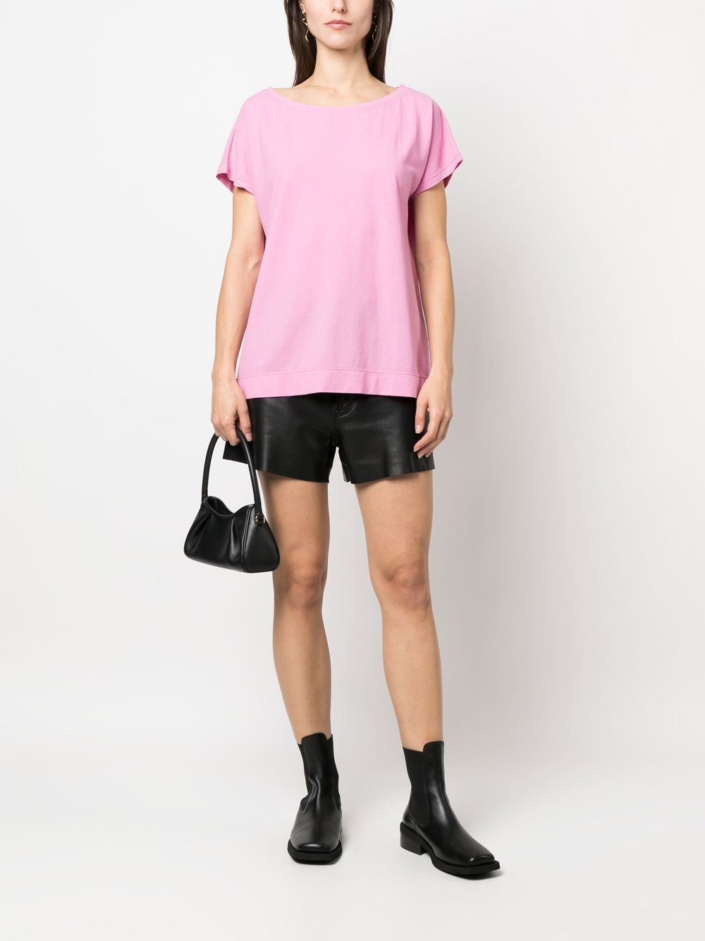 Drumohr Katoenen T-shirt - Roze