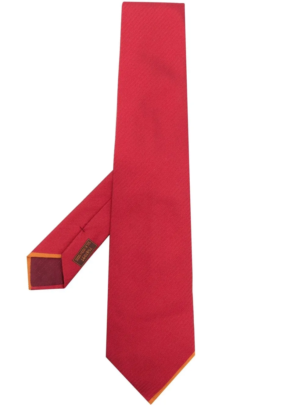 

Hermès 2000s pre-owned interwoven-design tie - Red