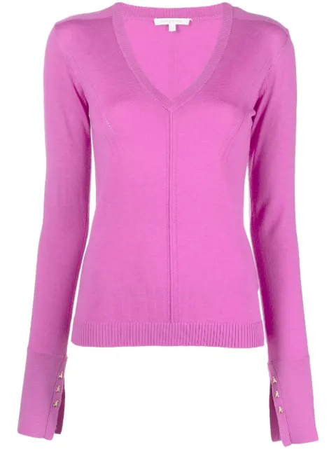 Patrizia Pepe organic-wool V-neck jumper