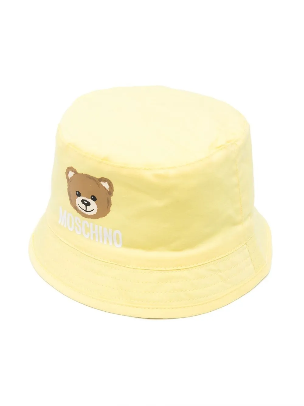 

Moschino Kids gorro de pescador con motivo Teddy Bear - Amarillo