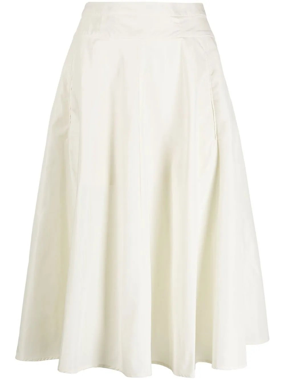 

ASPESI mid-rise midi skirt - Neutrals