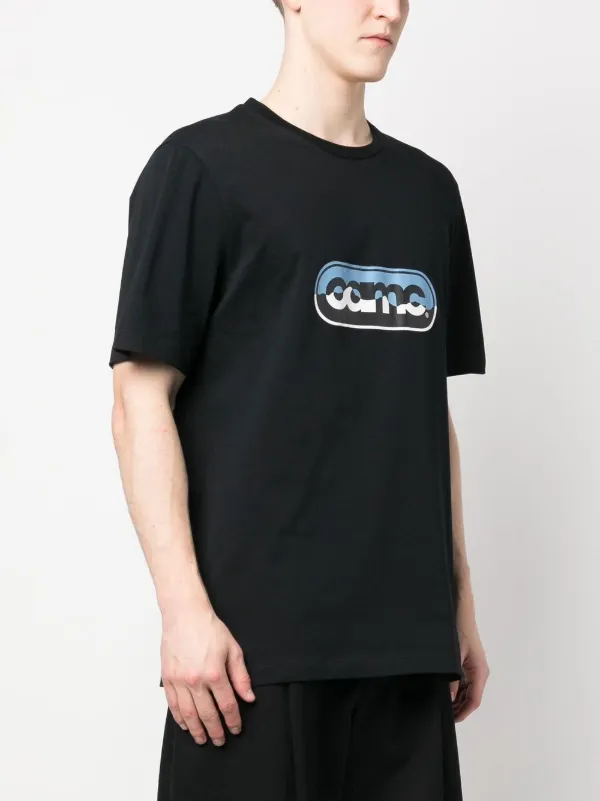 OAMC オーエーエムシー アートロゴシャツ 半袖Tシャツ OAMC ロゴ Tシャツ | ブラック | FARFETCH JP