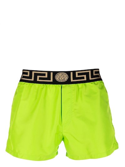 Versace - La Greca print swim shorts