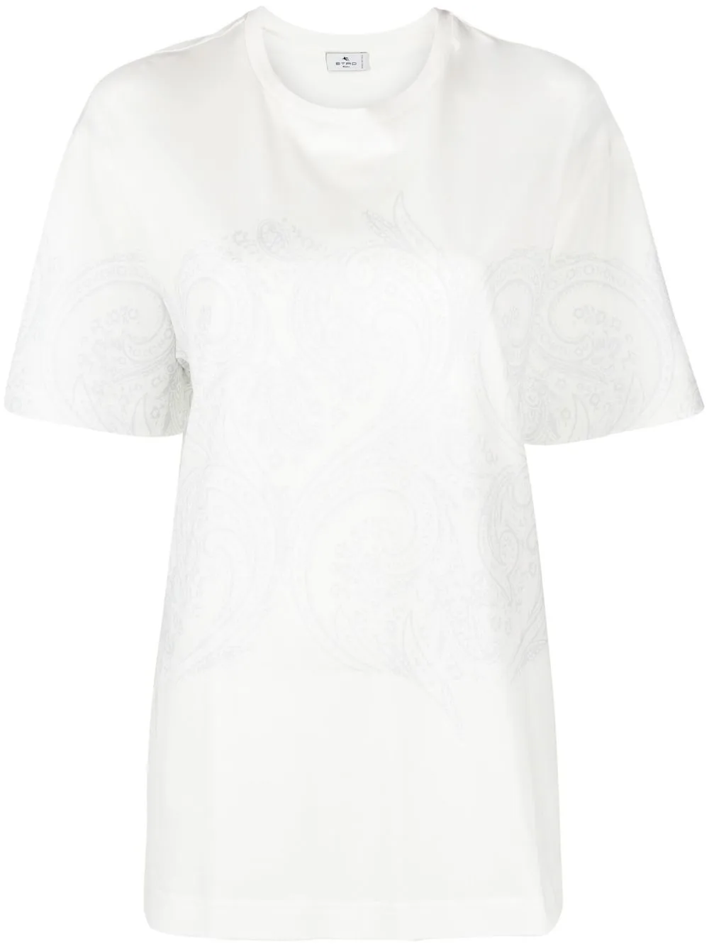 

ETRO paisley-print cotton T-shirt - White