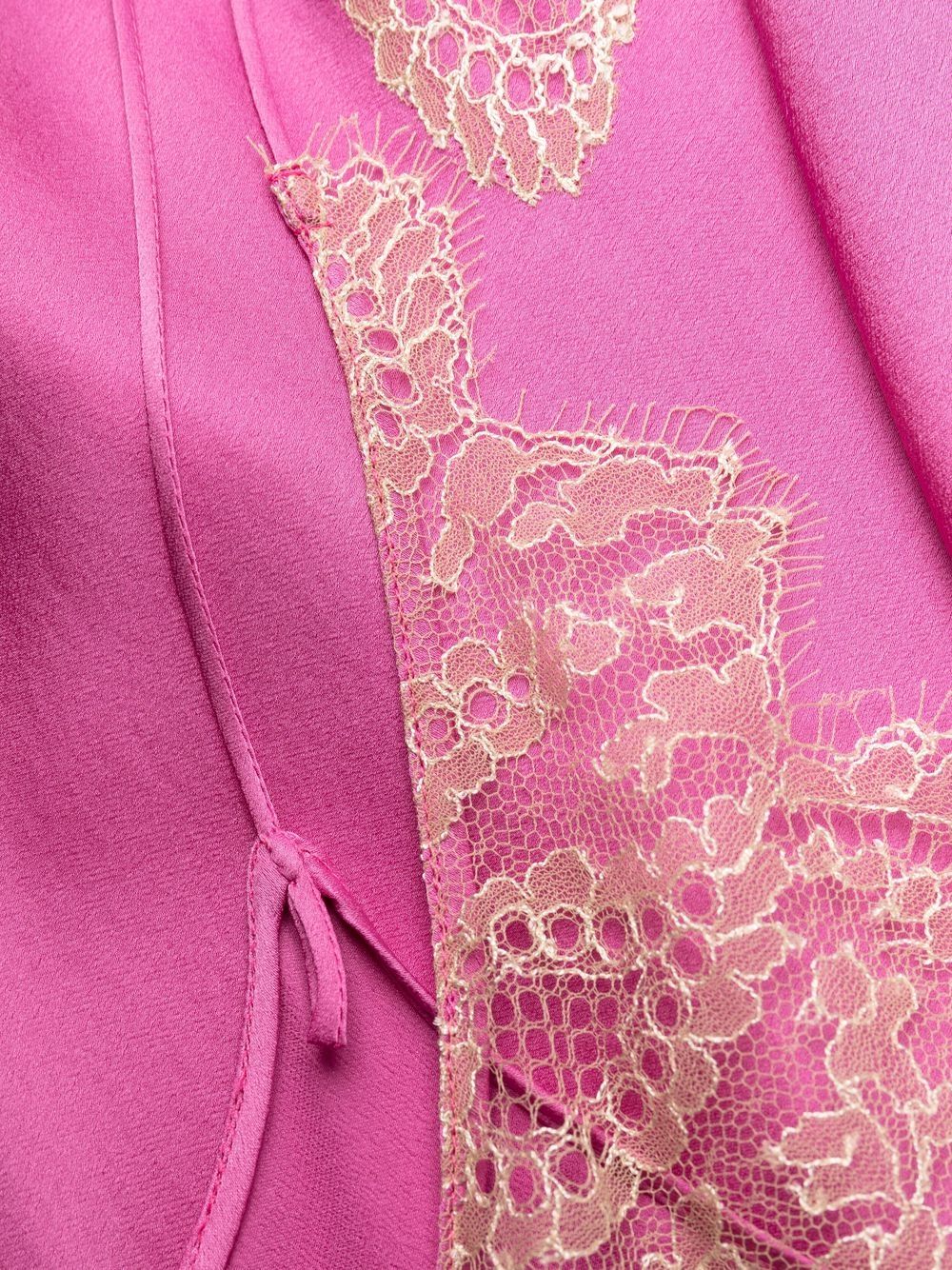 Carine Gilson lace-trim Silk Camisole Dress - Farfetch