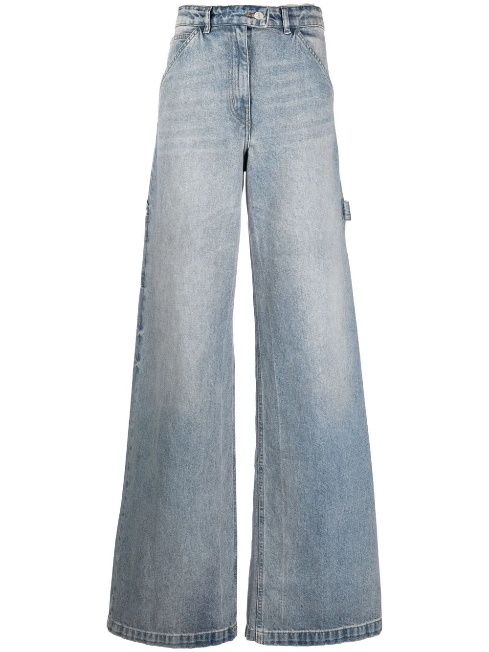 

Courrèges patch-pocket denim jeans - Blue