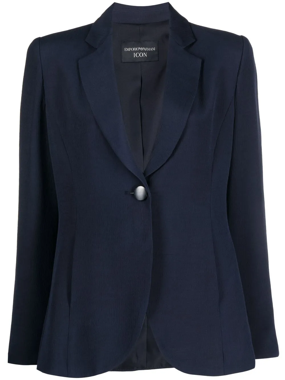 

Emporio Armani tailored single-breasted blazer - Blue