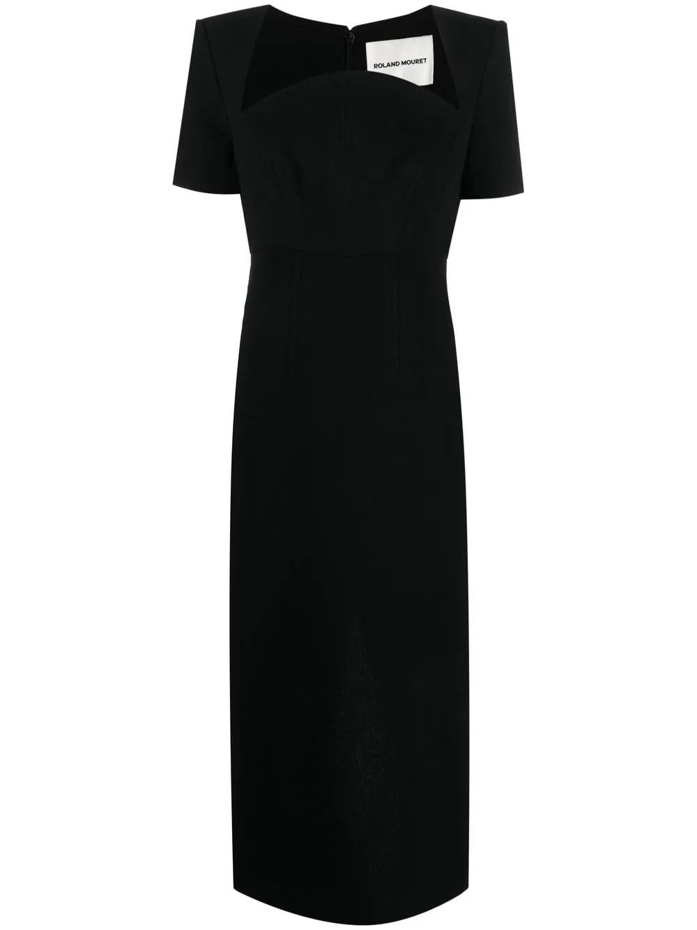 

Roland Mouret vestido midi con forma de media luna - Negro