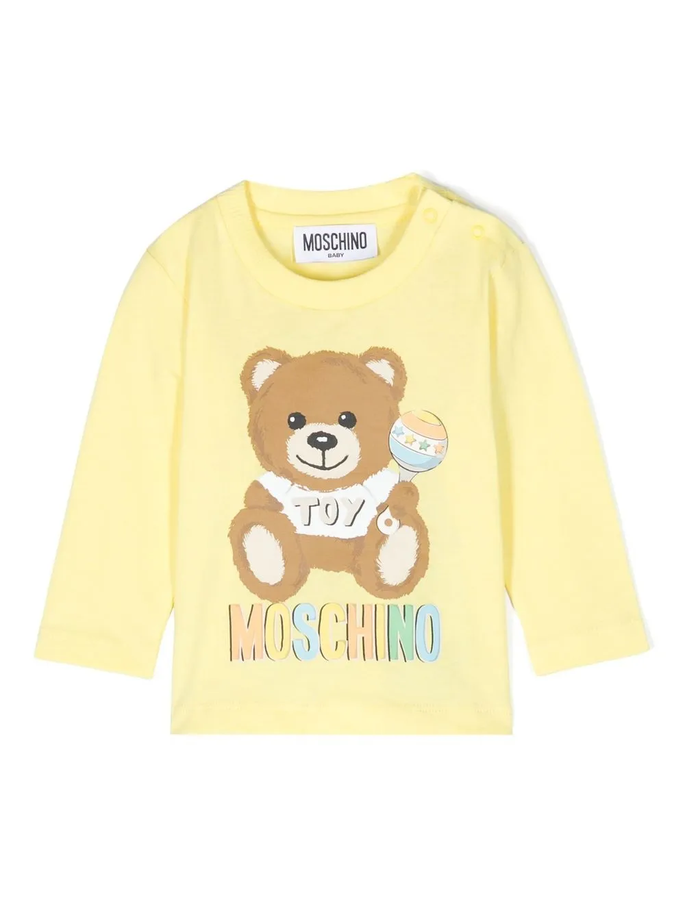 

Moschino Kids playera con motivo Teddy Bear - Amarillo