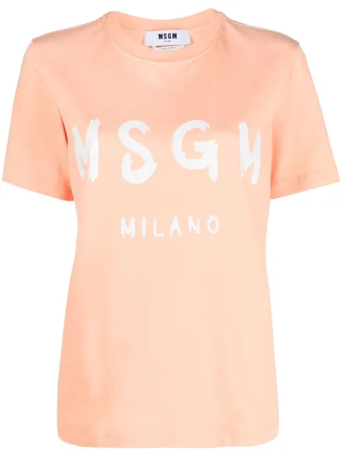 MSGM logo-print cotton T-shirt