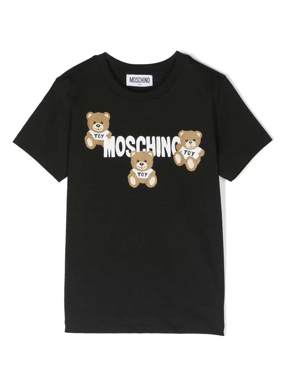 

Moschino Kids playera con motivo Bear - Negro