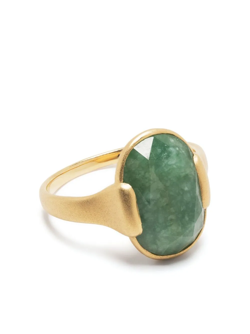 

We by WHITEbIRD 18kt yellow gold Grace jade ring