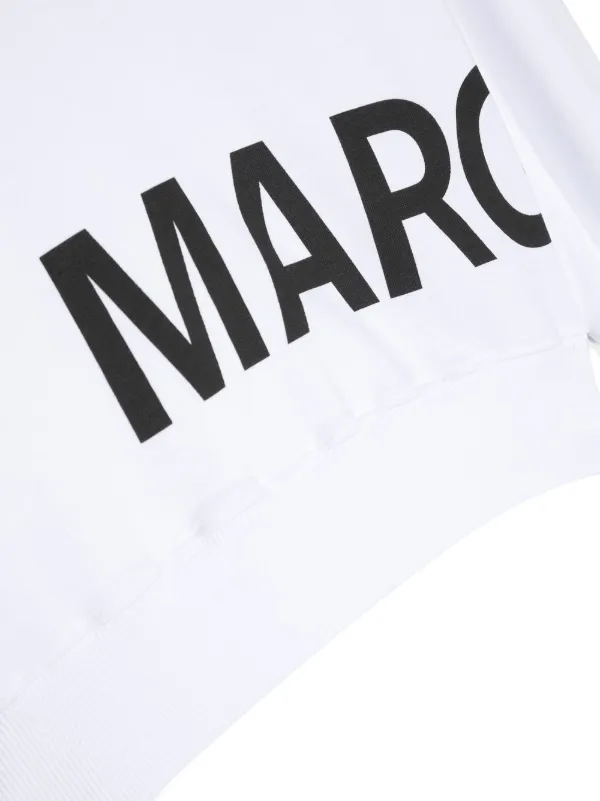 MM6 Maison Margiela Kids Logo Cotton Sweatshirt | White