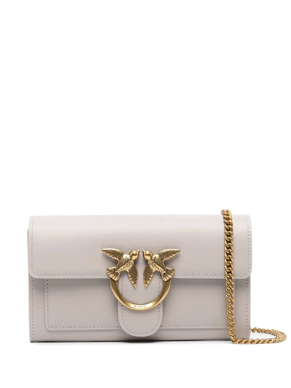 

PINKO Love Simply leather bag - Grey
