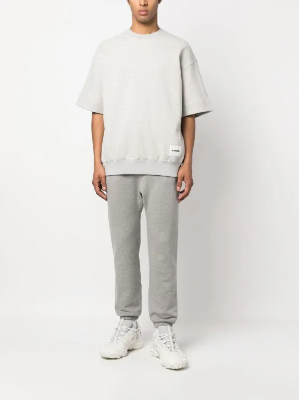 Jil Sander short-sleeve Cotton Sweatshirt Grey FARFETCH PH