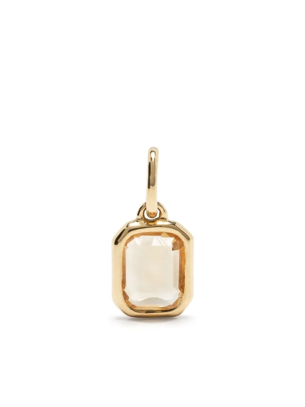 18kt yellow gold Dancing Drop citrine pendant