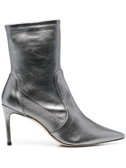 Stuart Weitzman - Stuart 85mm leather ankle boots