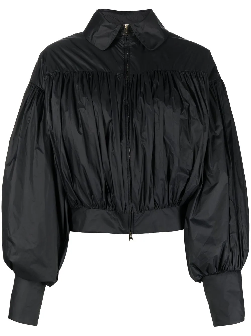 

Rochas pleated bomber jacket - Black