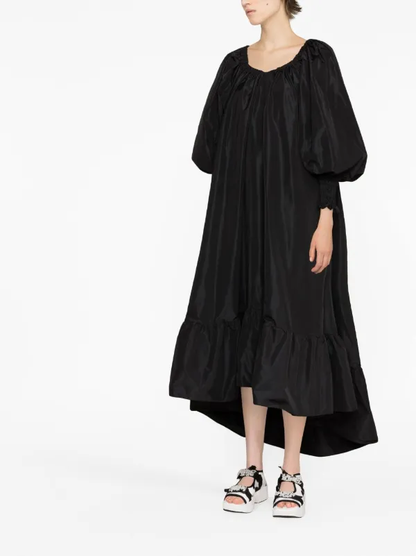 Patou パフスリーブ ワンピース | ブラック | FARFETCH JP Patou パフスリーブ ワンピース | ブラック | FARFETCH JP