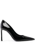 Sergio Rossi pointed patent pumps - Black