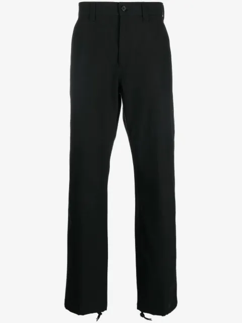 Alexander McQueen pantalones con cordones en el dobladillo