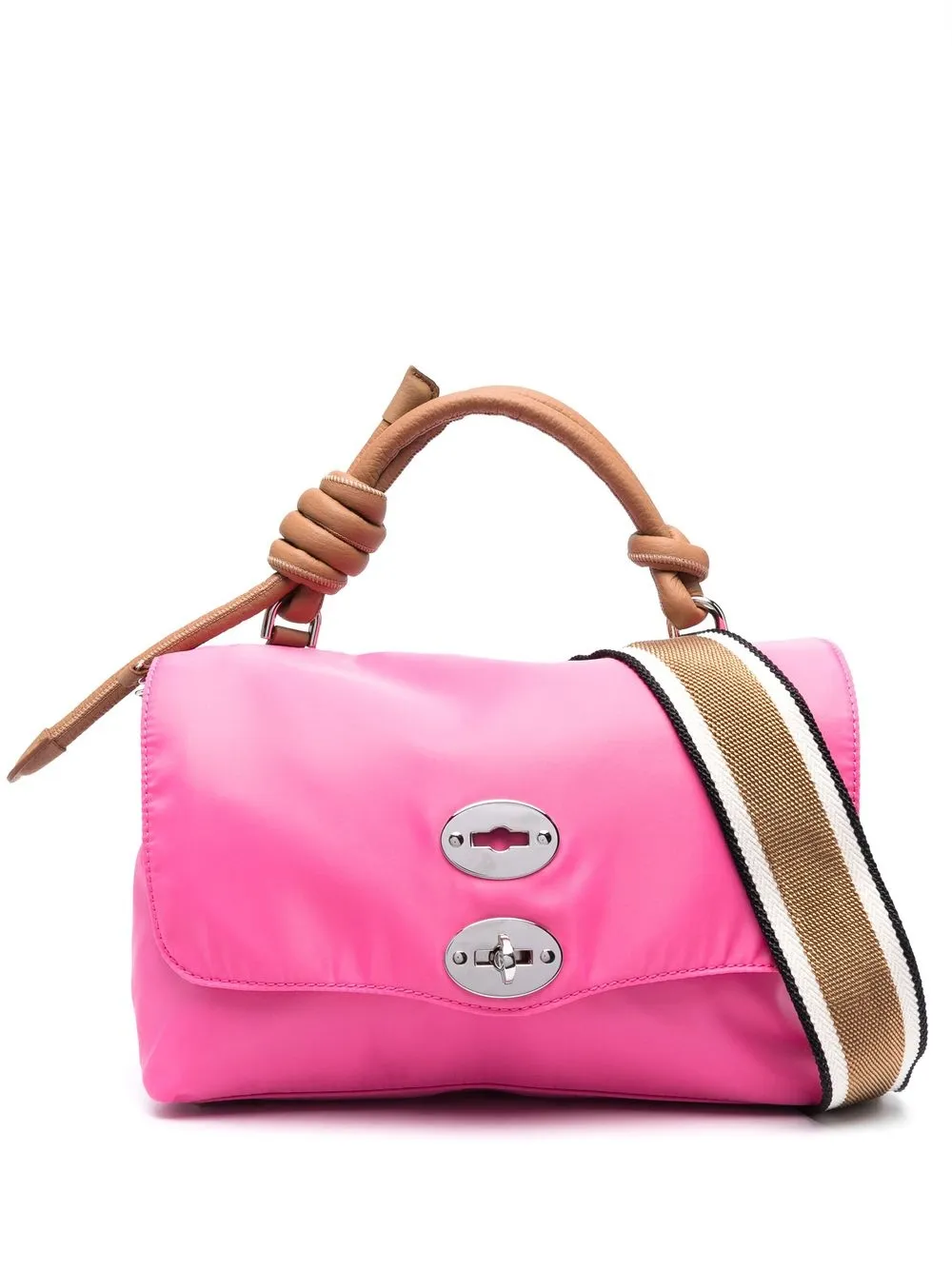 

Zanellato grained leather shoulder bag - Pink