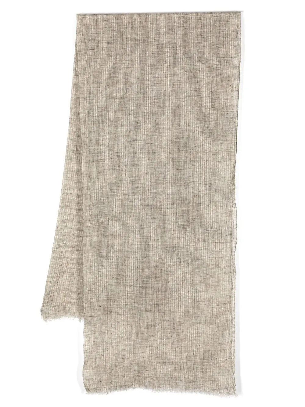 

Brunello Cucinelli frayed edge lightweight scarf - Neutrals