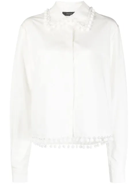 ANOUKI embellished long-sleeve shirt