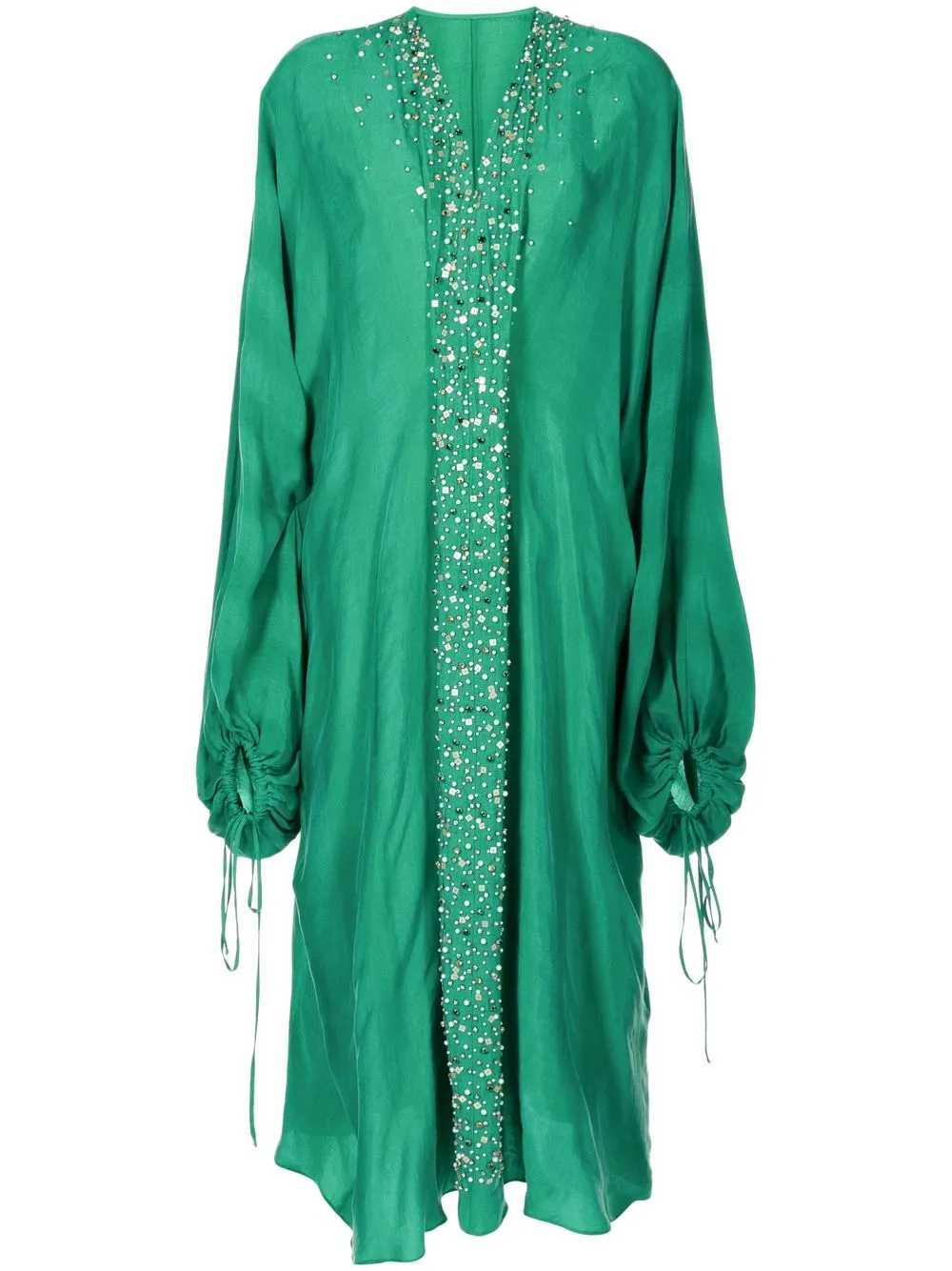 

SHATHA ESSA Parasailing crystal-embellished dress - Green